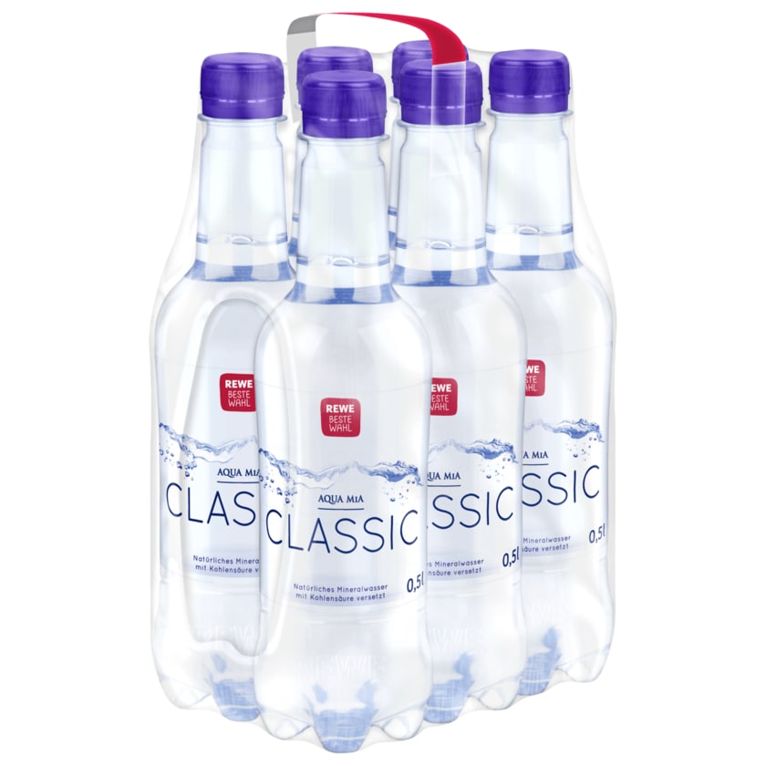 REWE Beste Wahl Mineralwasser Classic 6x0,5l